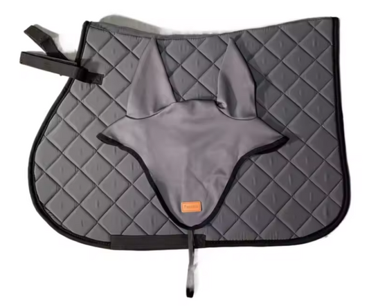 Tapis de selle et Bonnet Cheval Pegasus – Set Équestre Absorbant & Respirant